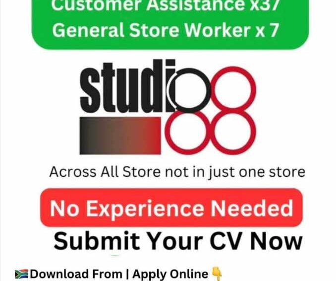 Upload your CV at Studio 88 Jobs
