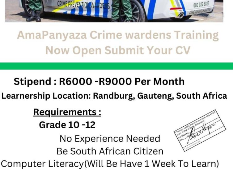 Crime Warden Training Programme 2025